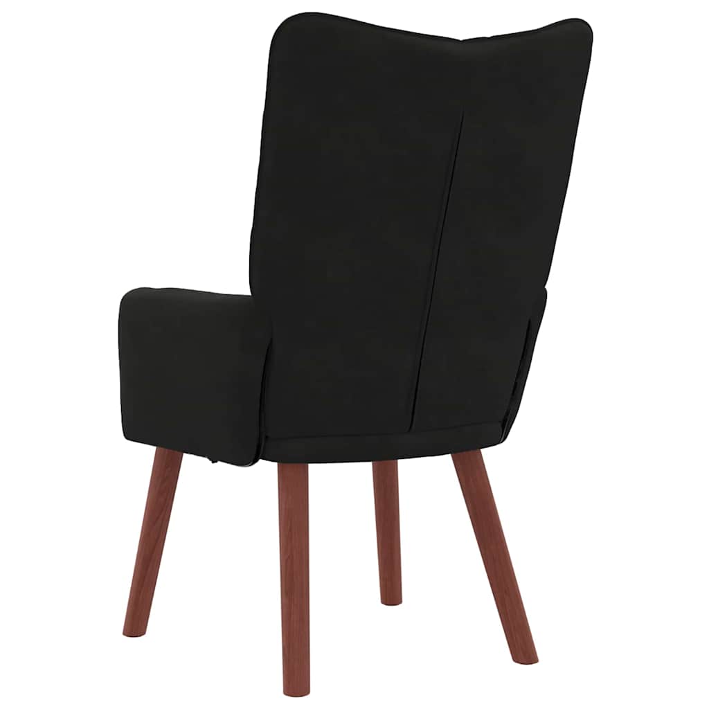Sedia rilassante Nero 63 x 67 x 94 cm Velluto