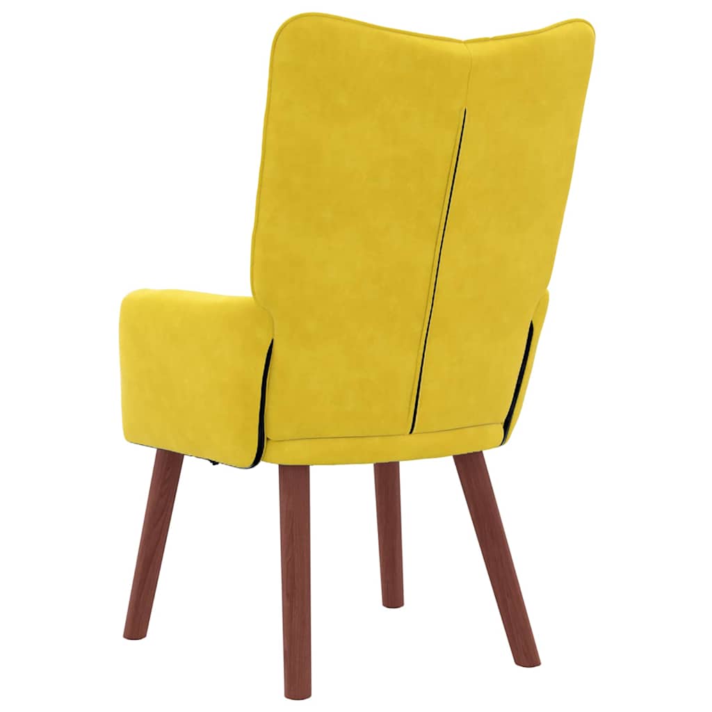 Sedia rilassante Giallo 63 x 67 x 94 cm Velluto
