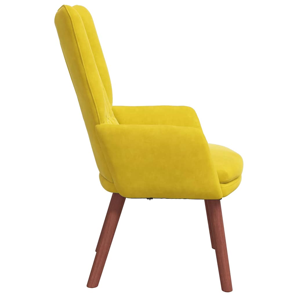 Sedia rilassante Giallo 63 x 67 x 94 cm Velluto