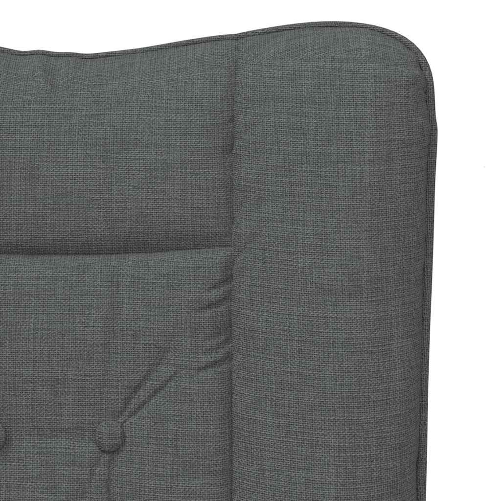 Sedia rilassante Grigio scuro 63 x 67 x 94 cm Tessuto
