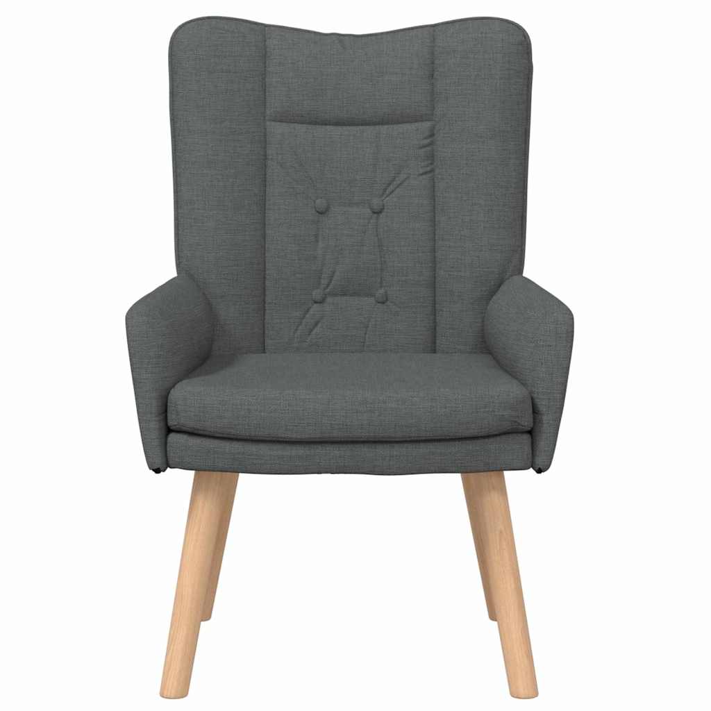 Sedia rilassante Grigio scuro 63 x 67 x 94 cm Tessuto