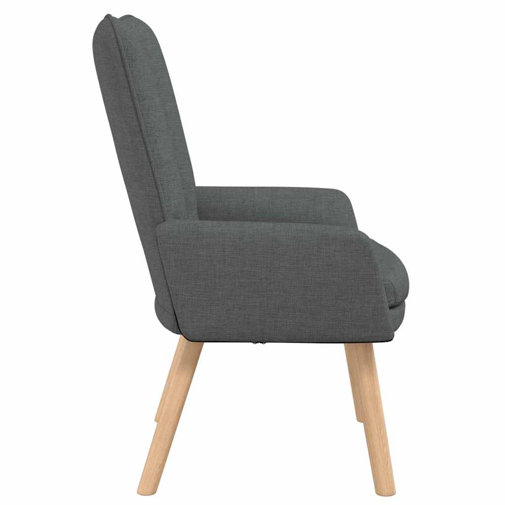 Sedia rilassante Grigio scuro 63 x 67 x 94 cm Tessuto