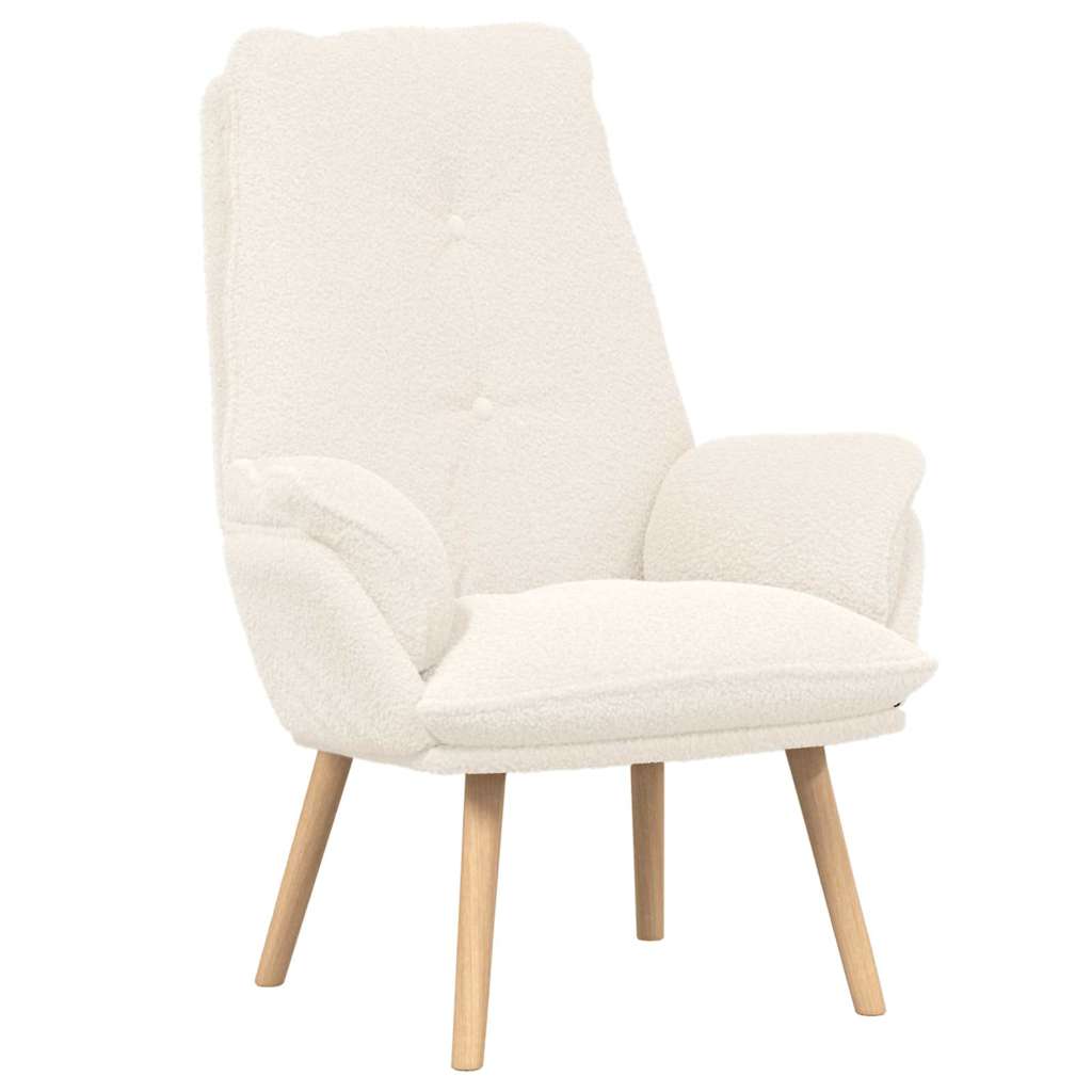 Sedia rilassante Crema 69 x 74 x 93 cm Tessuto
