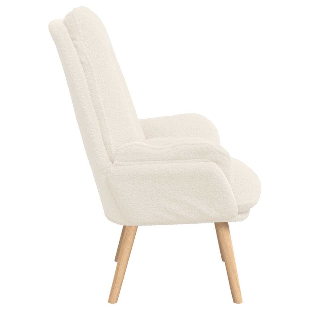 Sedia rilassante Crema 69 x 74 x 93 cm Tessuto