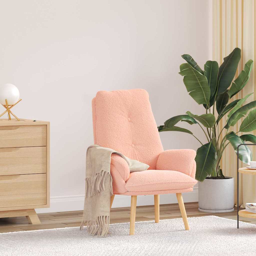 Sedia rilassante Rosa 69 x 74 x 93 cm Tessuto