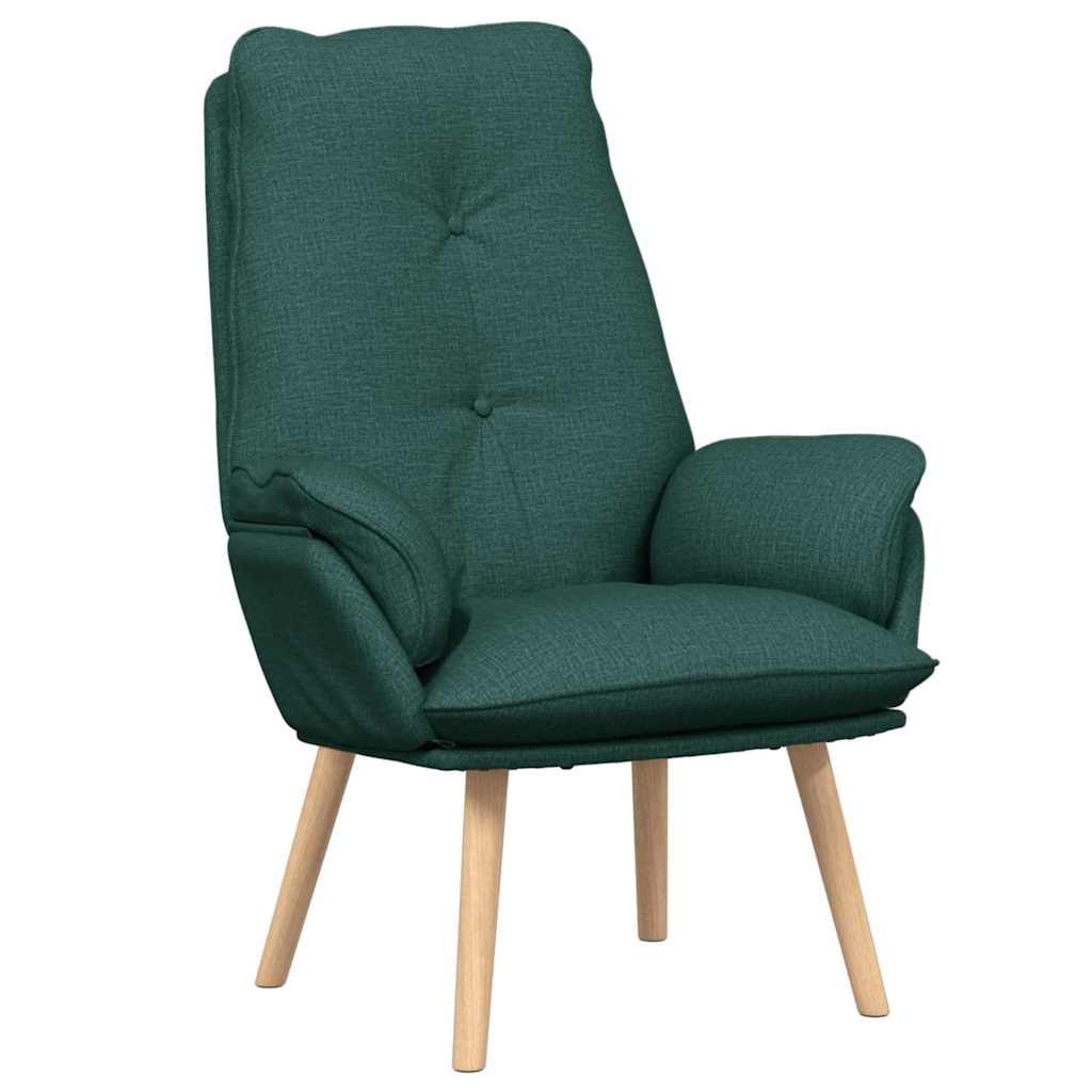 Sedia rilassante Verde scuro 69 x 74 x 93 cm Tessuto