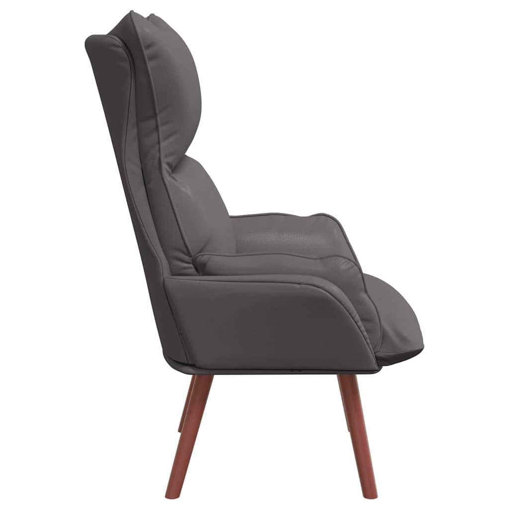 Sedia rilassante Grigio 69 x 74 x 93 cm Pelle sintetica