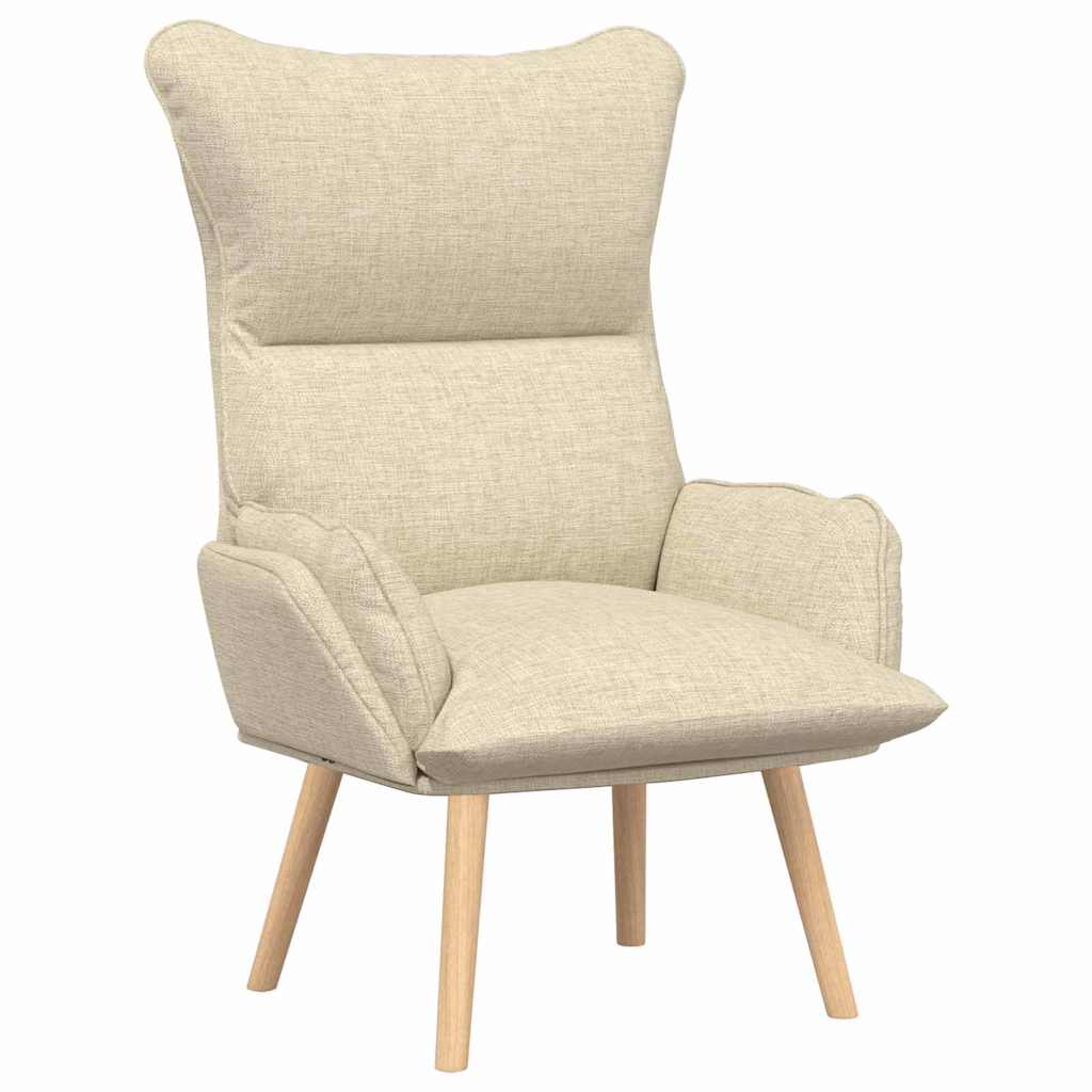 Sedia rilassante Crema 69 x 74 x 93 cm Tessuto