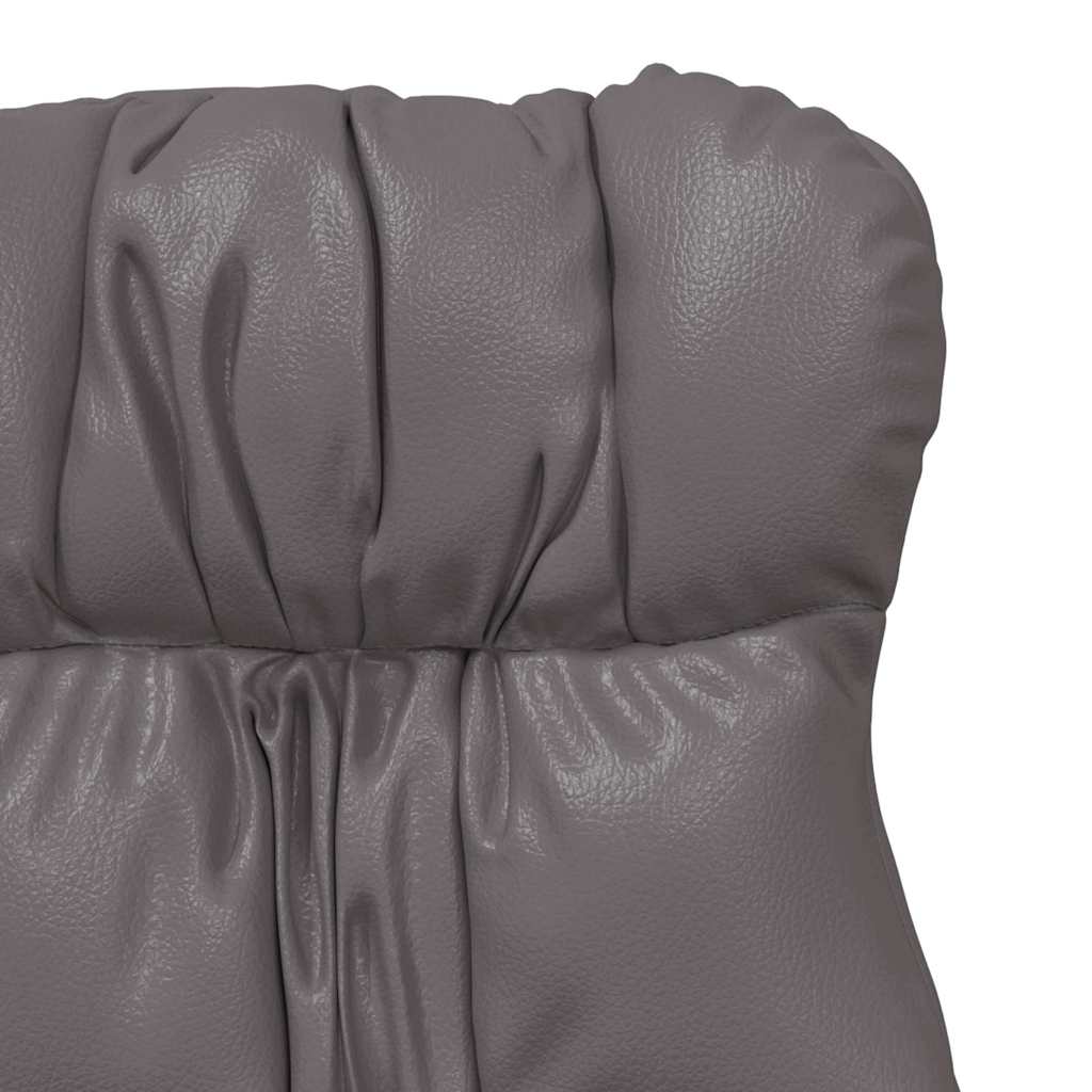 Sedia rilassante Grigio 69 x 74 x 93 cm Pelle sintetica