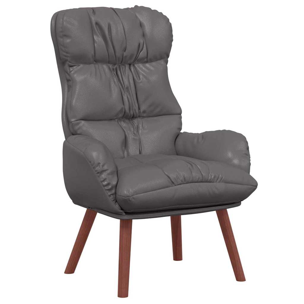 Sedia rilassante Grigio 69 x 74 x 93 cm Pelle sintetica