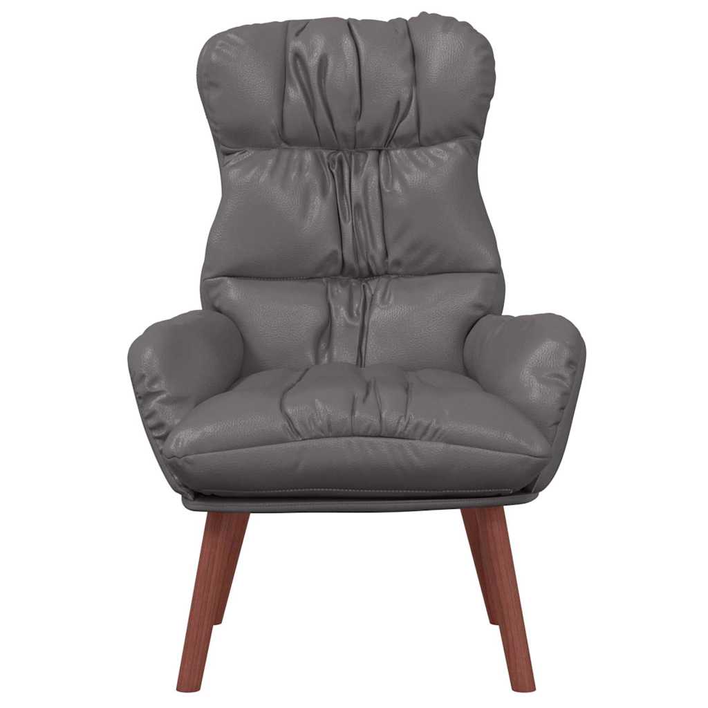 Sedia rilassante Grigio 69 x 74 x 93 cm Pelle sintetica