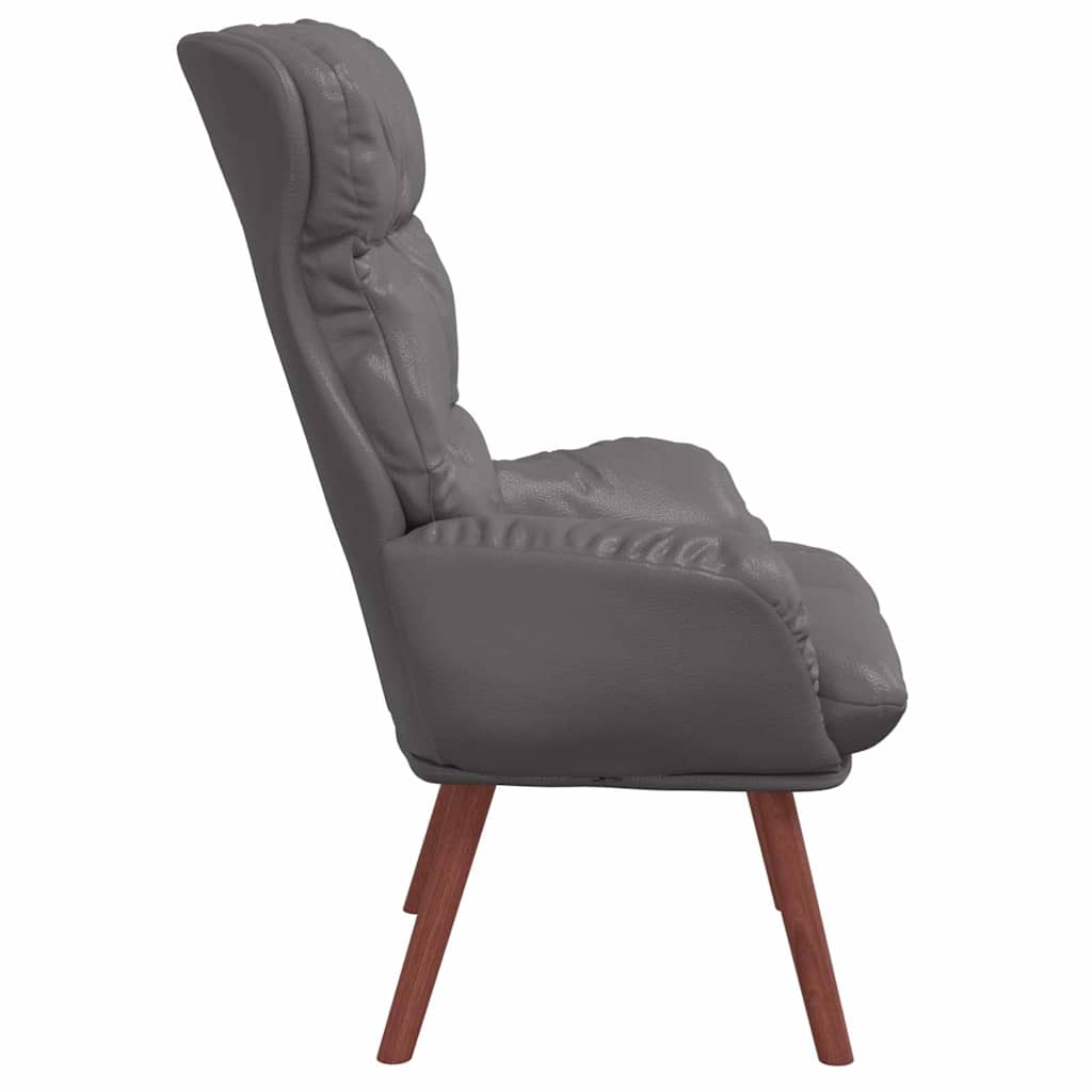 Sedia rilassante Grigio 69 x 74 x 93 cm Pelle sintetica