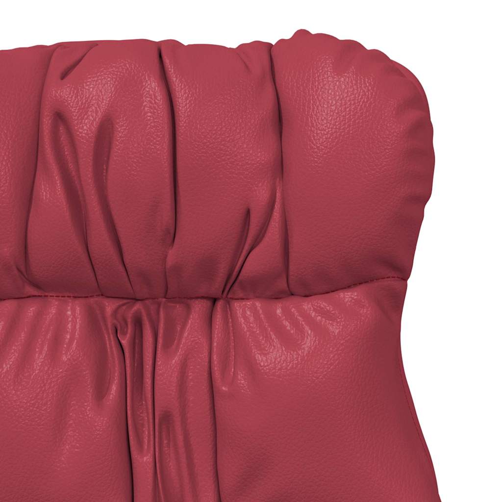 Sedia rilassante Rosso vino 69 x 74 x 93 cm Pelle sintetica