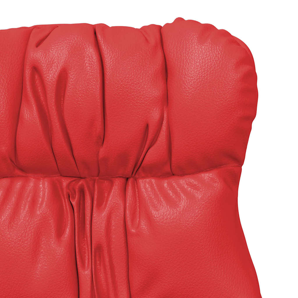 Sedia rilassante Rosso 69 x 74 x 93 cm Pelle sintetica