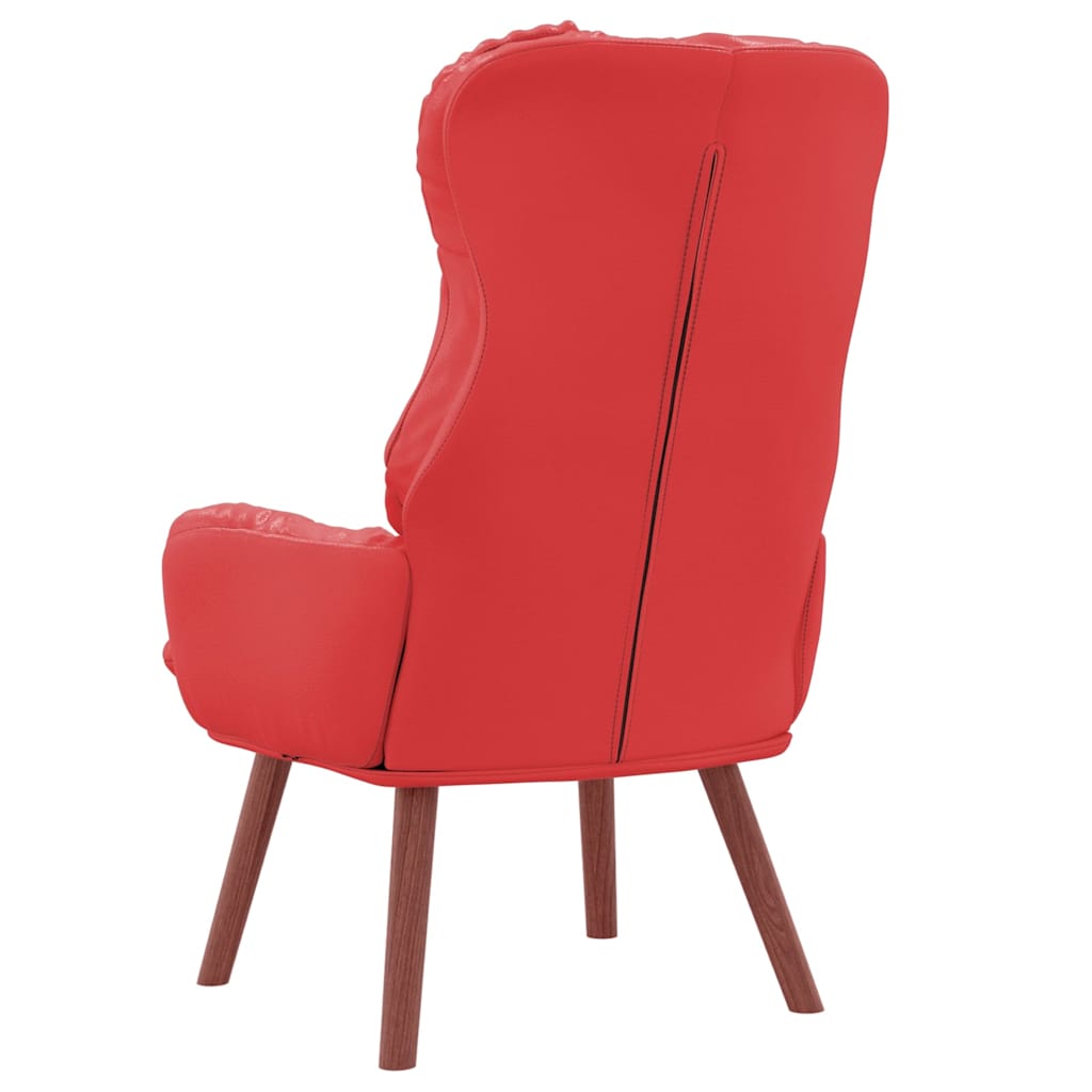 Sedia rilassante Rosso 69 x 74 x 93 cm Pelle sintetica