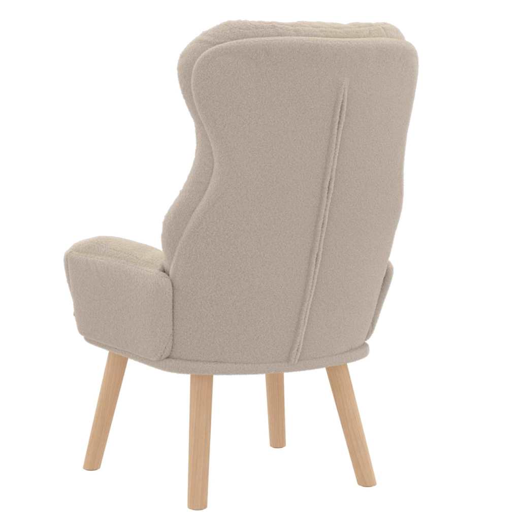 Sedia rilassante Grigio chiaro 69 x 74 x 93 cm Tessuto