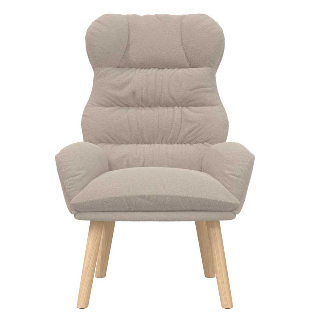 Sedia rilassante Grigio chiaro 69 x 74 x 93 cm Tessuto