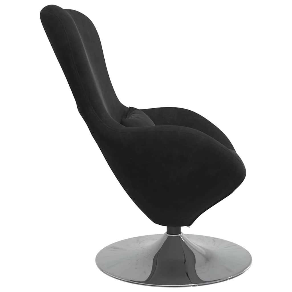 Poltrona uovo Nero 63 x 73 x 90 cm Velluto