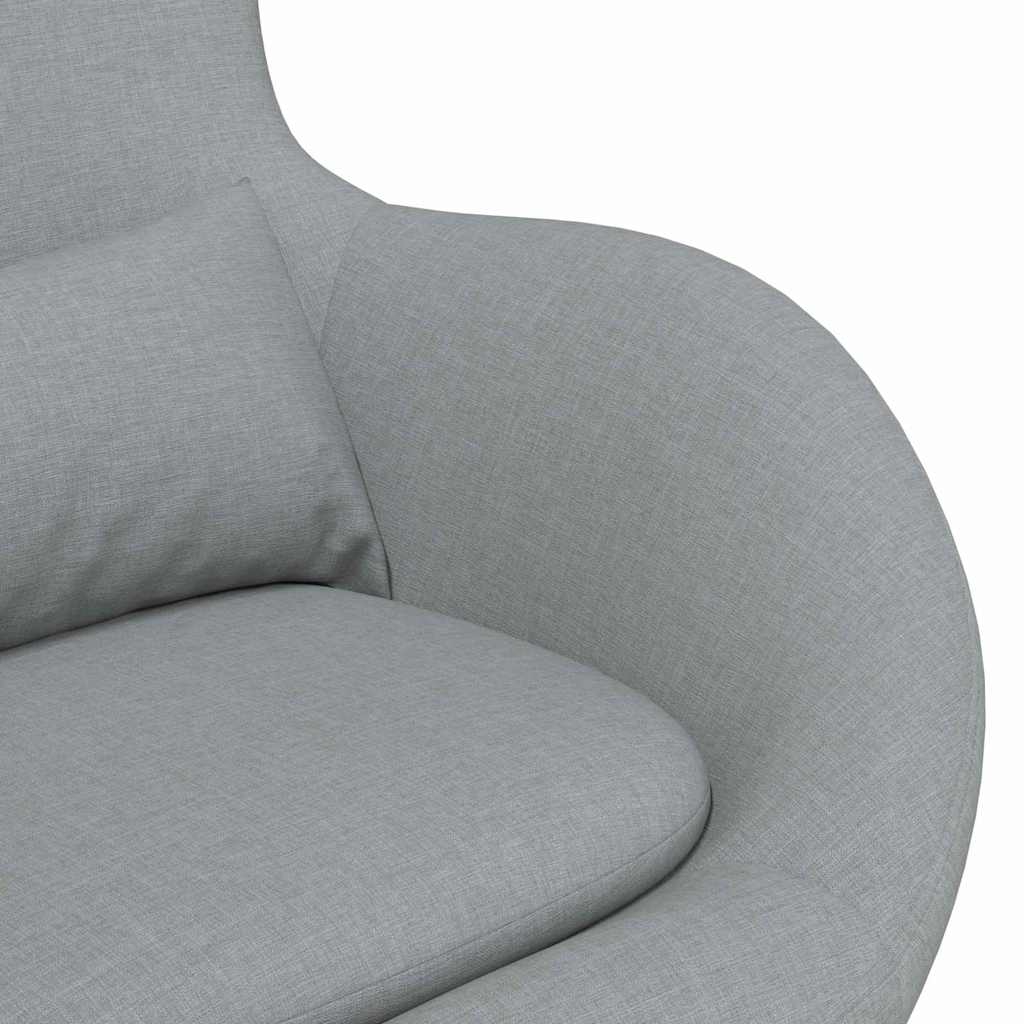 Poltrona uovo Grigio chiaro Tessuto