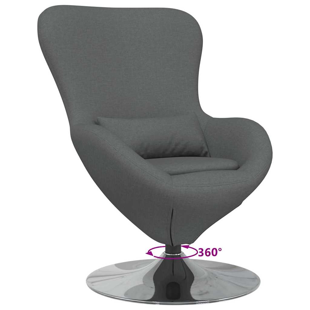 Poltrona uovo Grigio scuro Tessuto