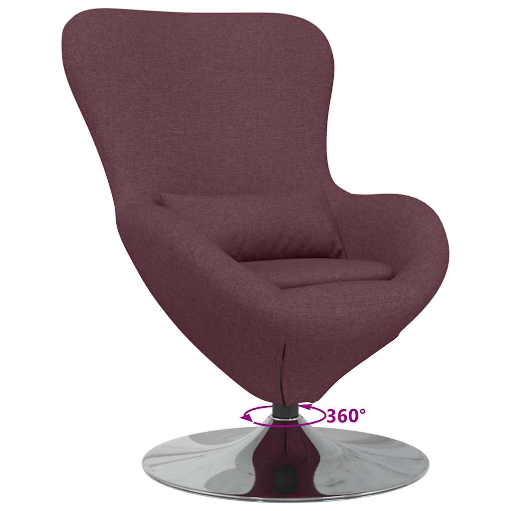 Poltrona uovo Viola Tessuto