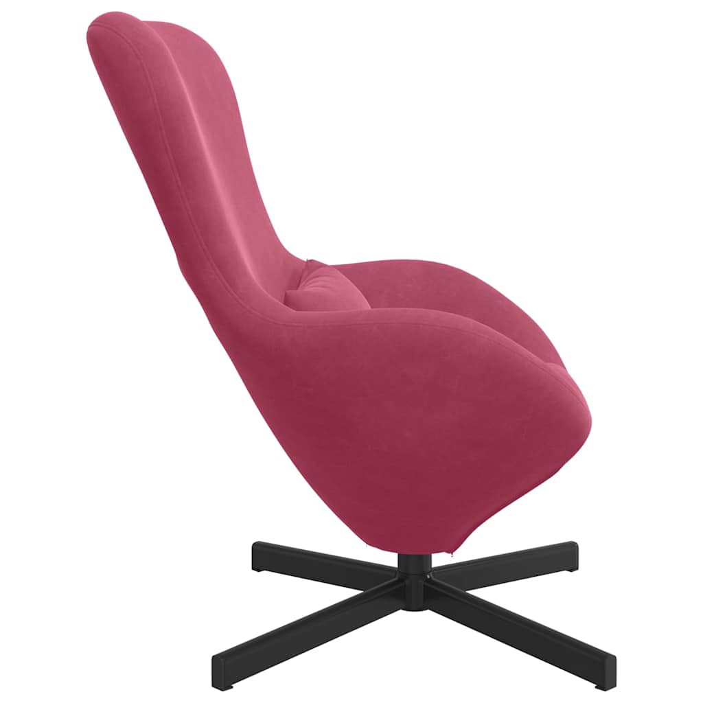 Poltrona uovo Rosso vino Velluto