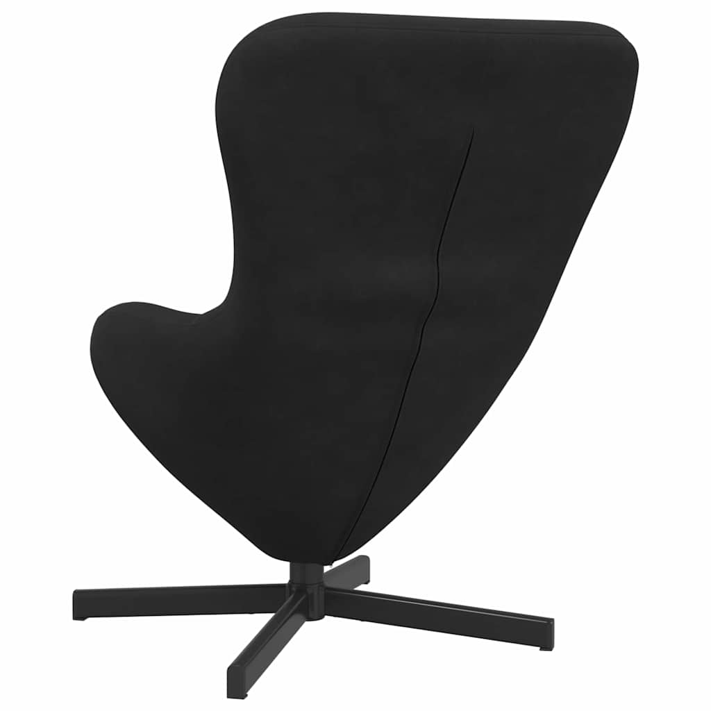 Poltrona uovo Nero Velluto