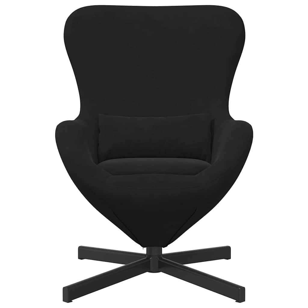 Poltrona uovo Nero Velluto