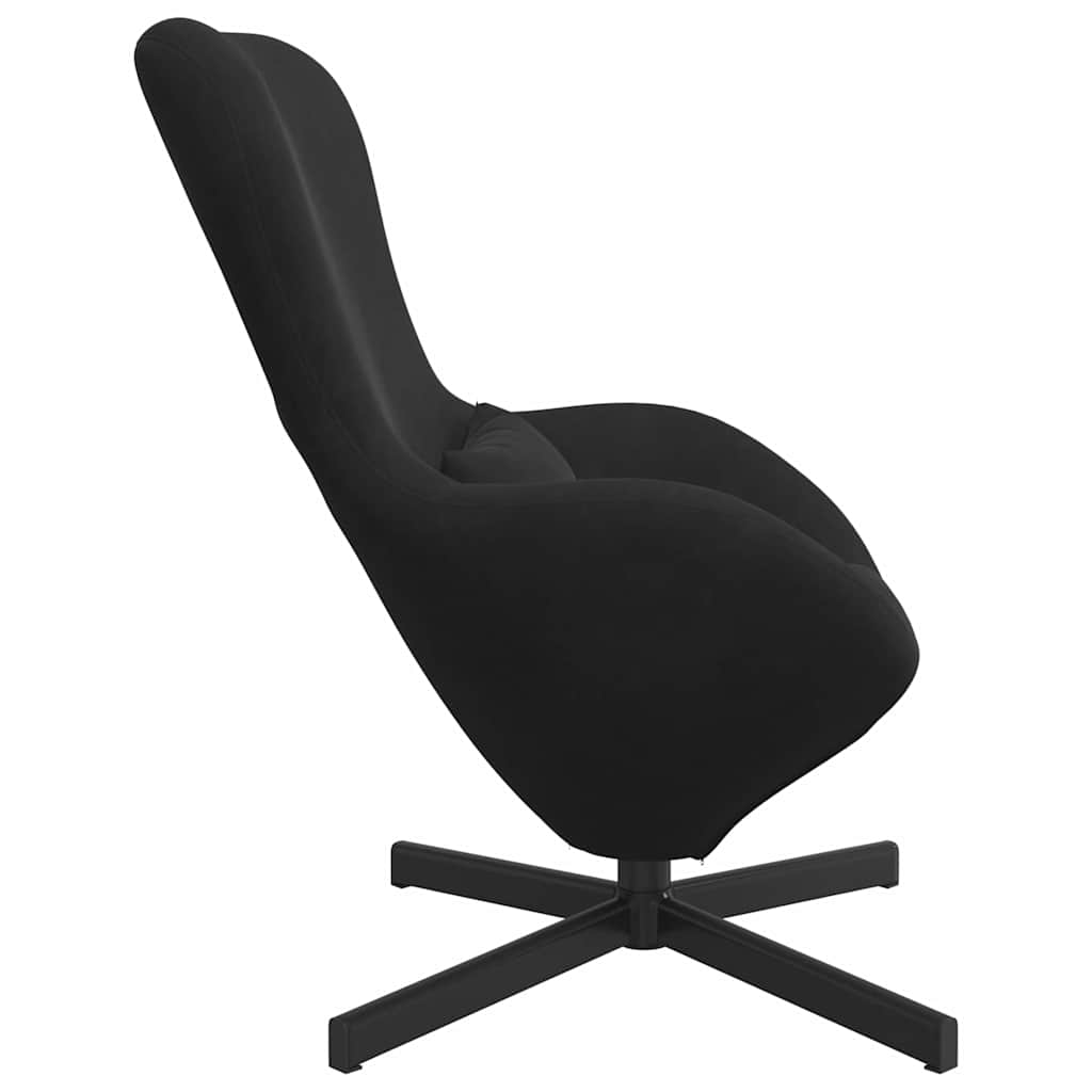 Poltrona uovo Nero Velluto