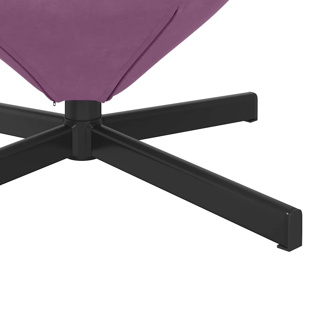 Poltrona uovo Viola Velluto