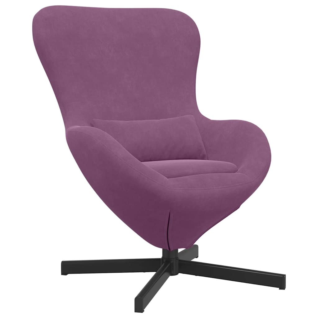 Poltrona uovo Viola Velluto