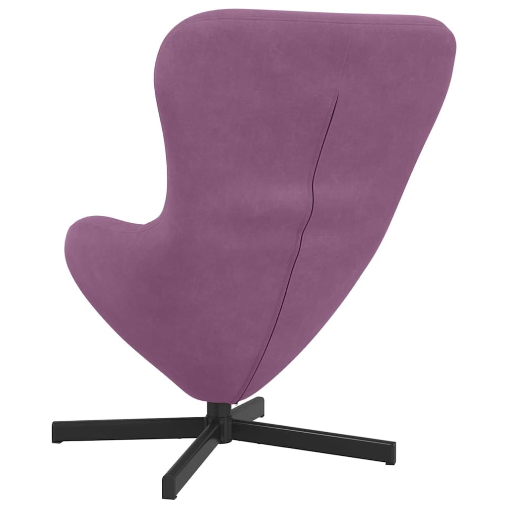Poltrona uovo Viola Velluto
