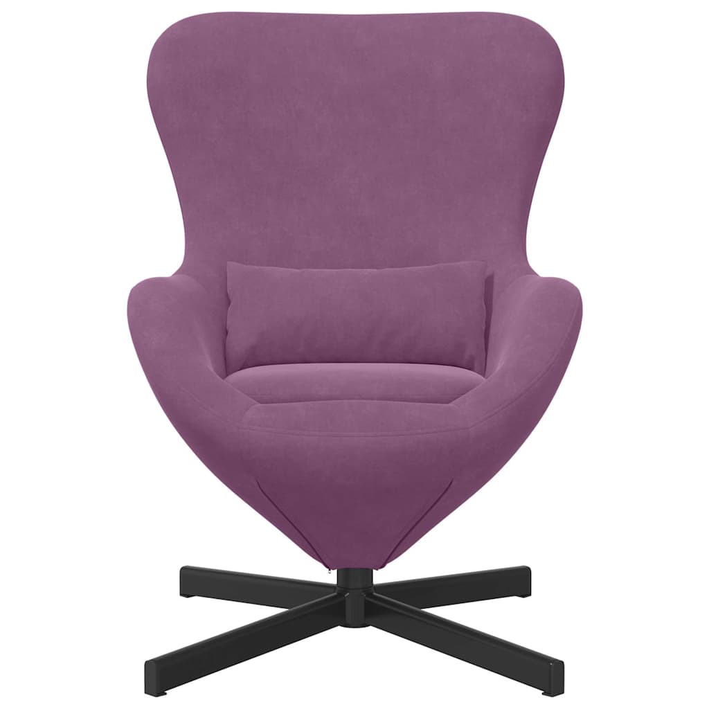 Poltrona uovo Viola Velluto