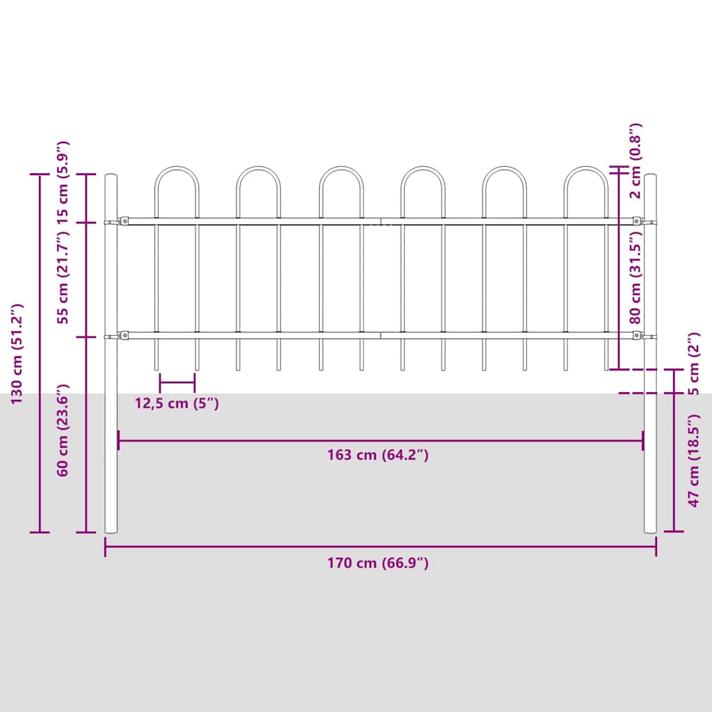 Recinzione per Giardino BOXTEL Bianco | homemem39