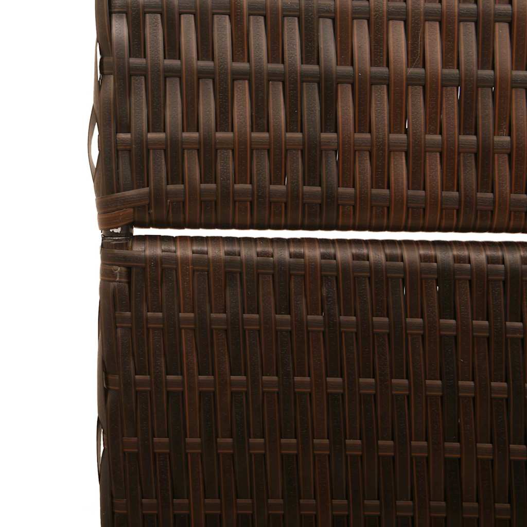Divider per stanze Marrone 146 x 180 cm polyrattan