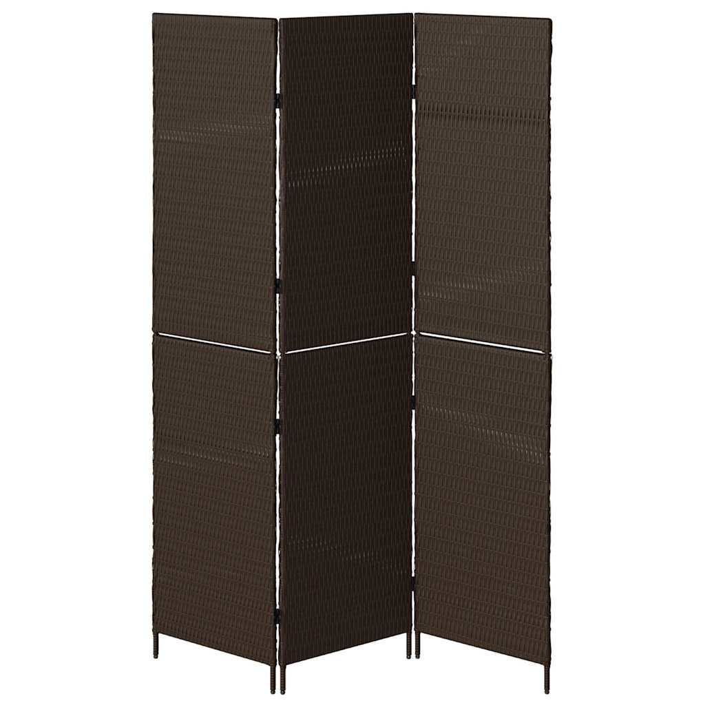 Divider per stanze Marrone 146 x 180 cm polyrattan