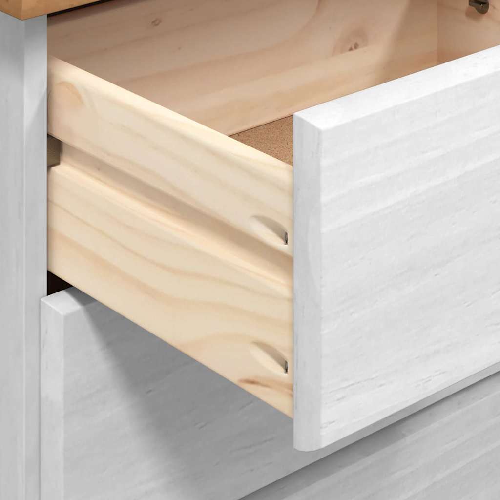 Cassettiera con cassetto ASKIM Bianco 91 x 40 x 95.5 cm