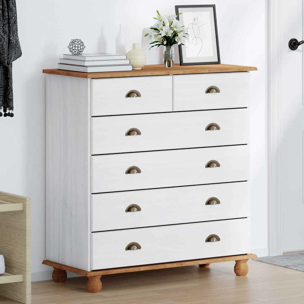Cassettiera con cassetto ASKIM Bianco 91 x 40 x 95.5 cm