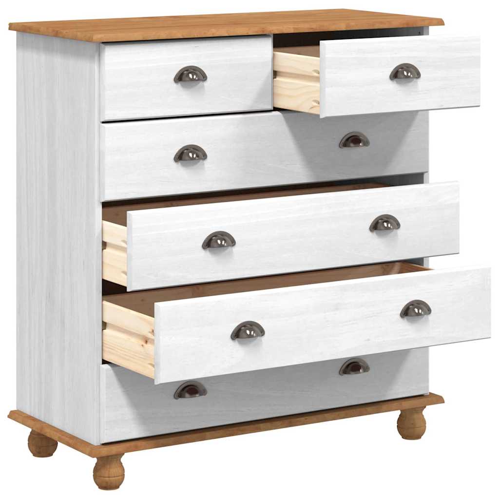 Cassettiera con cassetto ASKIM Bianco 91 x 40 x 95.5 cm