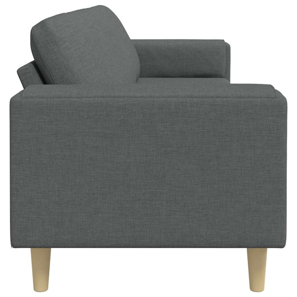 Set di divani Grigio scuro Tessuto