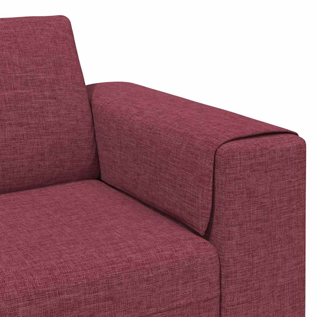 Set di divani Rosso vino Tessuto