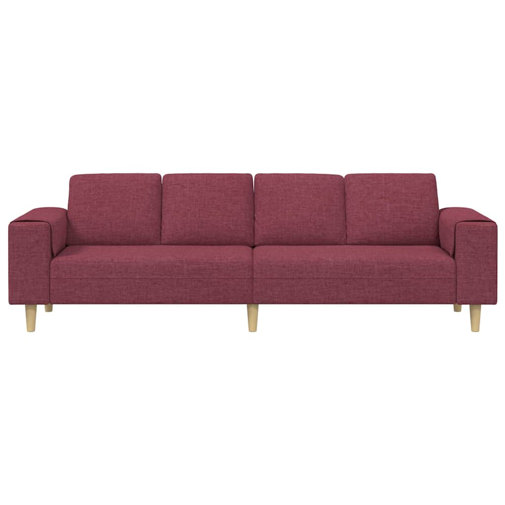 Set di divani Rosso vino Tessuto