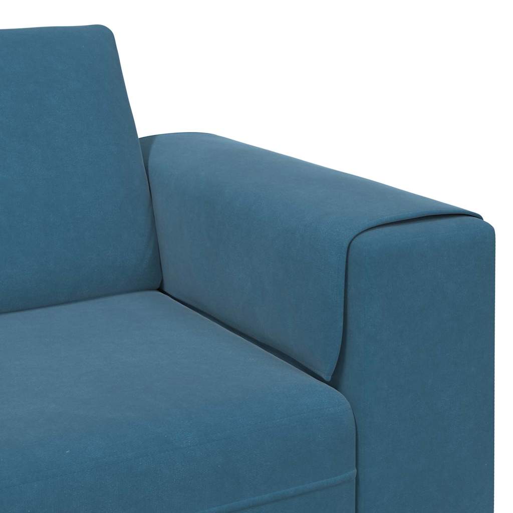 Set di divani Blu Velluto