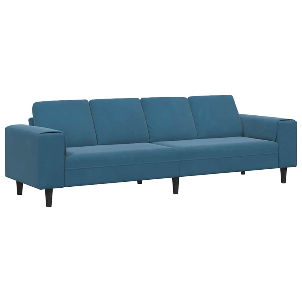 Set di divani Blu Velluto