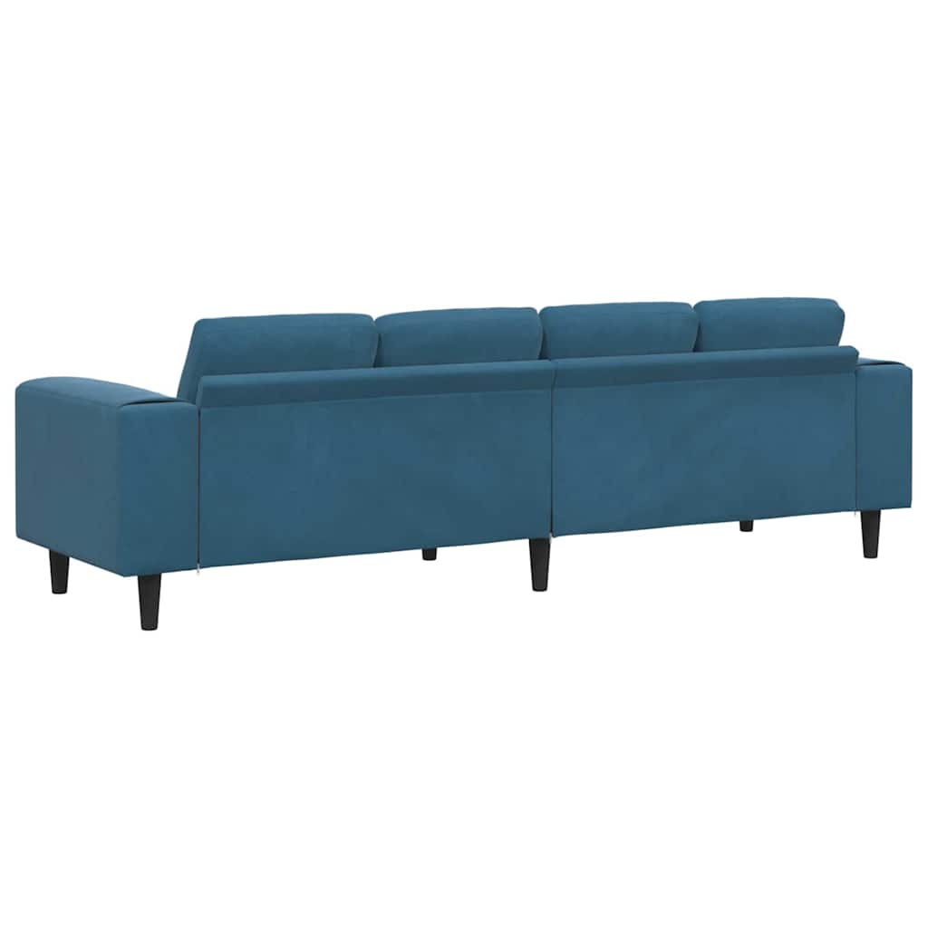 Set di divani Blu Velluto