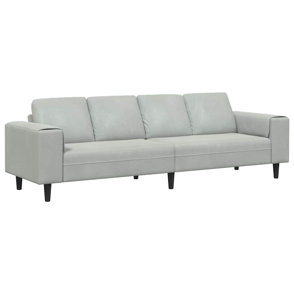 Set di divani Grigio chiaro Velluto