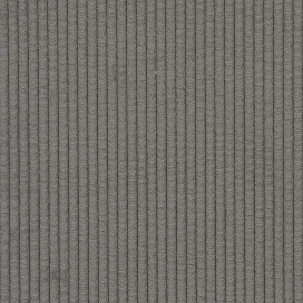 Divano in tessuto Grigio chiaro 208 cm Tessuto in velluto a coste