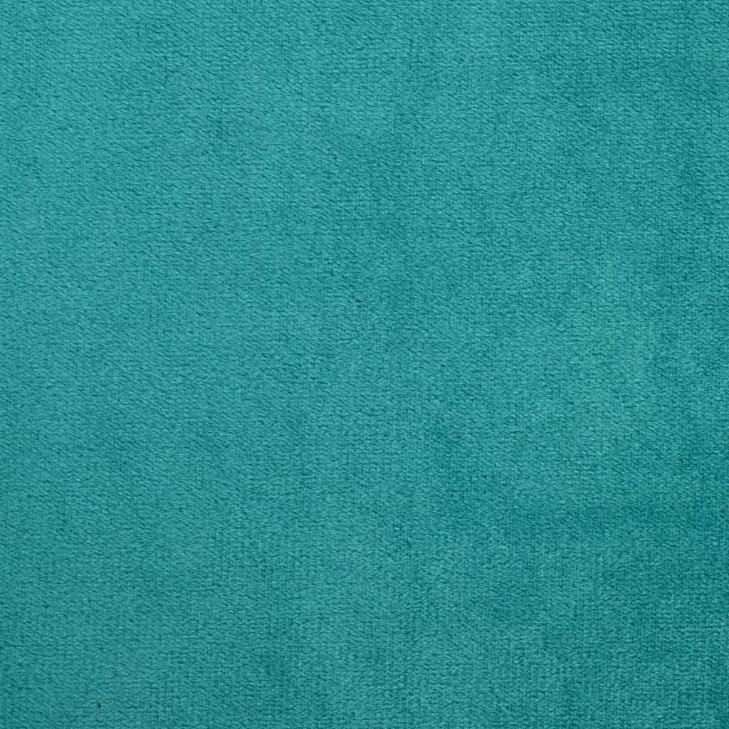 Divano in Velluto con cuscino Turchese 208 cm Velluto
