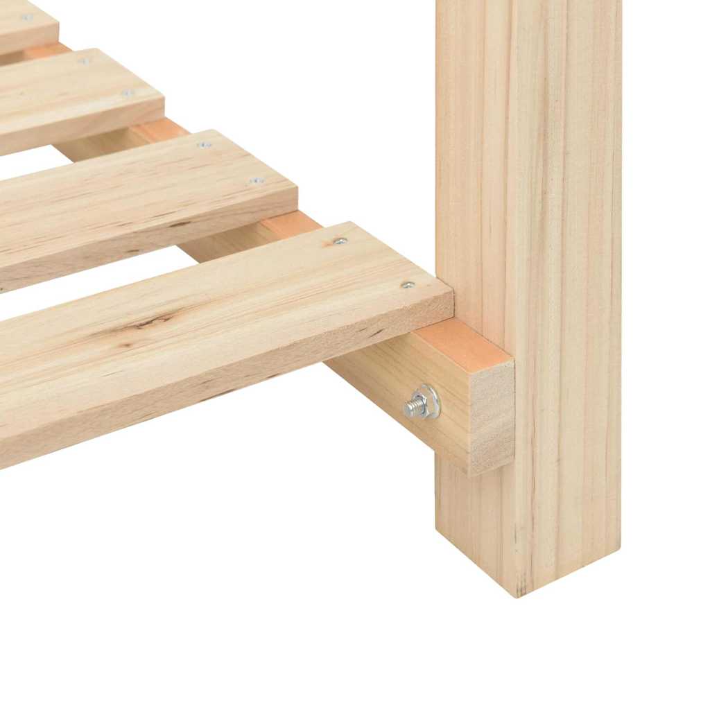 Vaso da giardino con lo scaffale Beige 71 x 37 x 76.5 cm