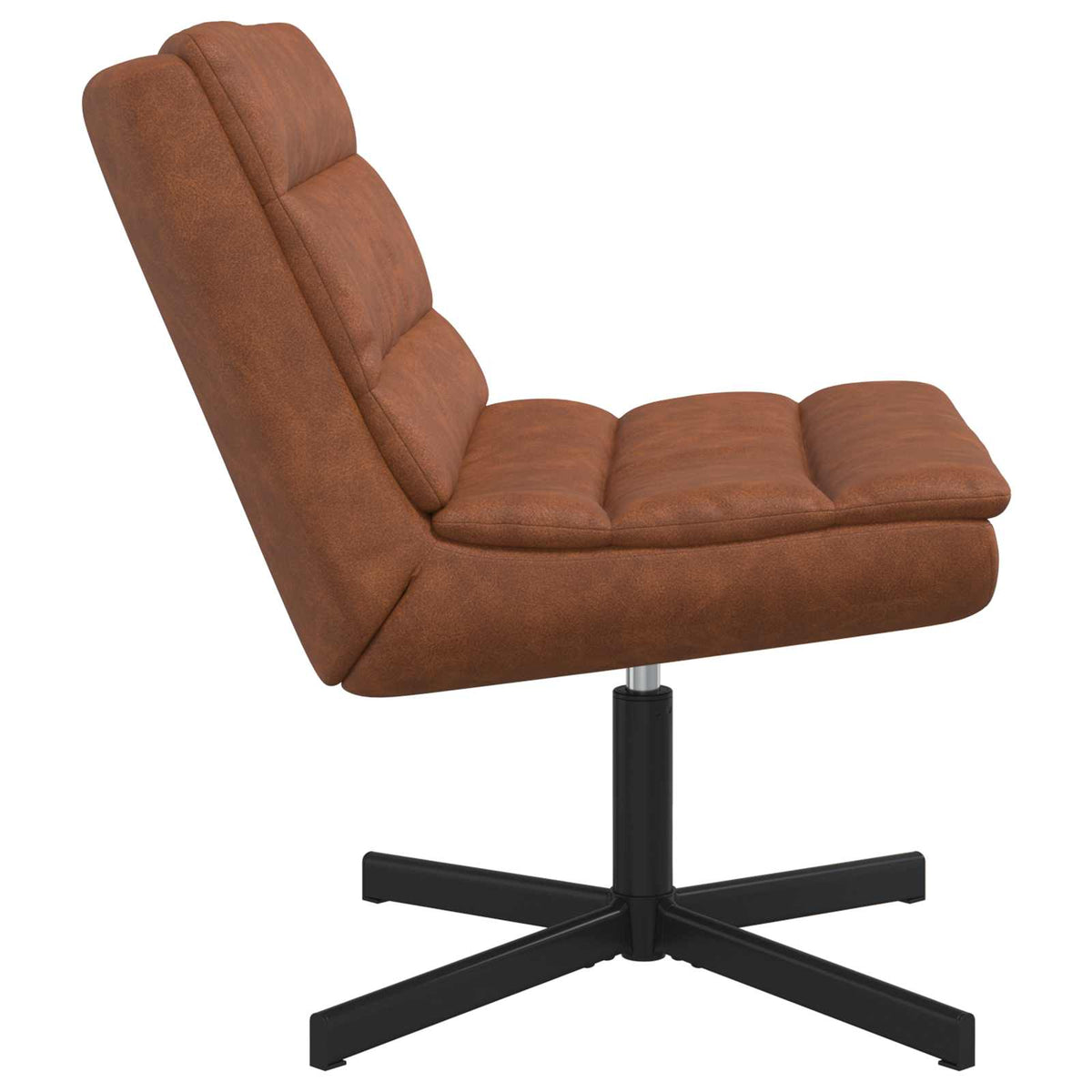 Sedia girevole 63 x 75 x 76 cm PU Antico